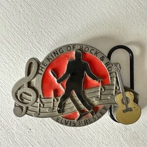 Vintage Elvis Presley Belt Buckle